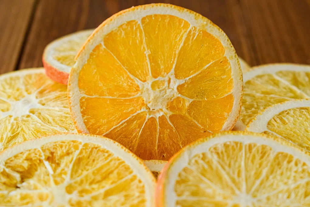 freeze dried orange